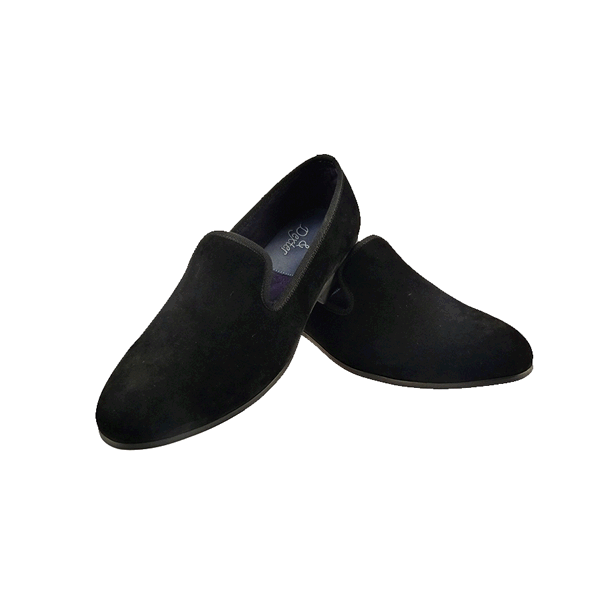 B Stock Duke Dexter Slip Ons Plain Bowler Black Slip Ons