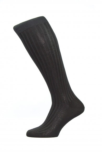 Pantherella Socks OTC - Rib Black