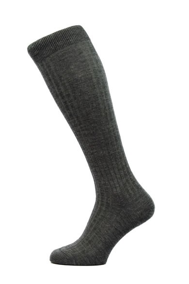 Pantherella Socks OTC - Rib Charcoal