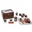 Shoe care valet Walnut Saphir DeLuxe+